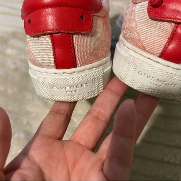 Givenchy Leather Printed Sneakers Size 37 - Picture 12 of 15